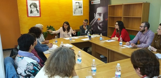 Oltra se compromete a trasladar la voz de las Kellys donde tenga capacidad de decisión
