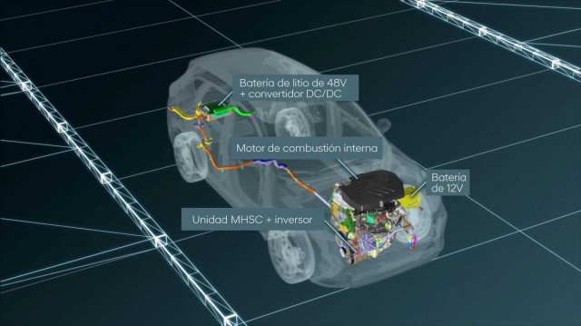 Sistema Híbrido de 48 voltios de Hyundai