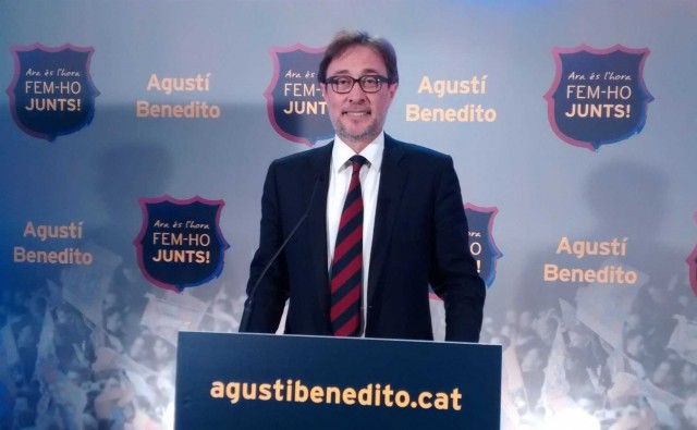 Agustí Benedito inicia este viernes la moción de censura contra Bartomeu