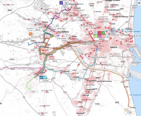 El Consell aprueba las 19 primeras líneas interurbanas de autobús en València