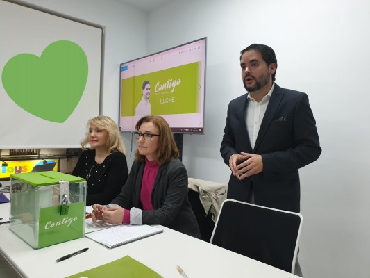Contigo Elche se constituye como agrupación local y elige a Caballero como alcaldable en 24 horas