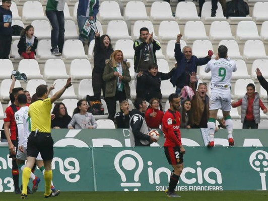 Piovaccari, máximo goleador del Córdoba, se perderá el partido del Martínez Valero