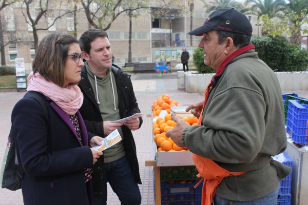 Sorlí promete que la protección de la naranja será la primera iniciativa que registrará tras el 28-A
