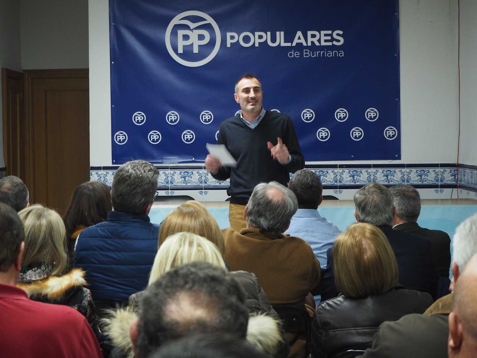 El PP reúne a los vecinos de Burriana para 