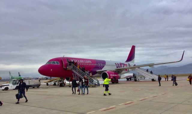Wizzair empieza a operar en el aeropuerto de Castellón y activa una ruta anual con Bucarest