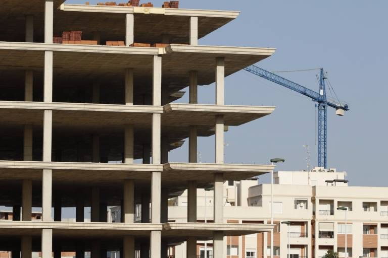 La petición de visados para construir viviendas alcanzó en enero máximos desde 2009