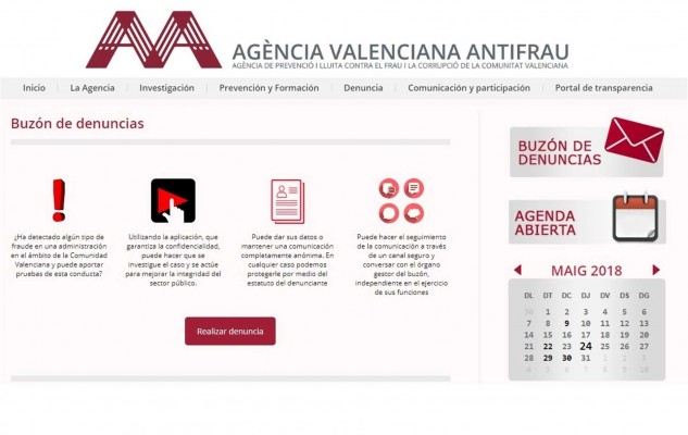Antifraude recibió 180 denuncias en 2018, el 13% de políticos, y 21 peticiones de protección de funcionarios