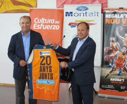 Ford Montalt felicita al Valencia Basket Club por su excelente racha de victorias