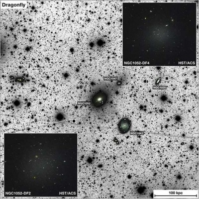 Hallan galaxias inusuales que desafían la teoría de la materia oscura
