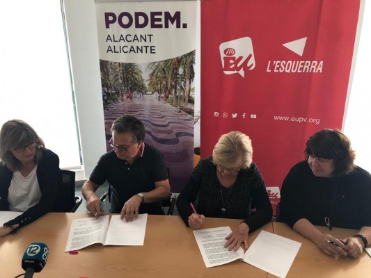 Podemos y EU sellan el pacto de su confluencia para las municipales con el reto de rescatar contratas