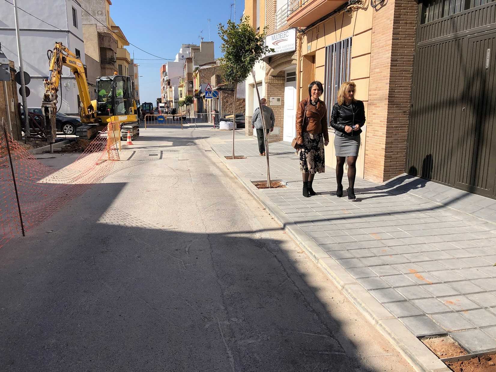 El centro de Almassora gana más de un kilómetro accesible con la reforma de la calle San Luis
