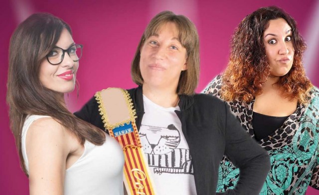 Borriana es rendeix a l'humor amb els monòlegs de Patricia Espejo, Carol Tomás i Eva Cabezas 