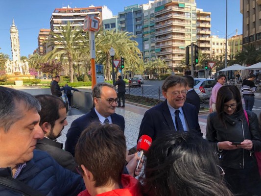 El jefe del Consell insta al PP de Alicante a cumplir los acuerdos sobre el convenio del suelo de Renfe 