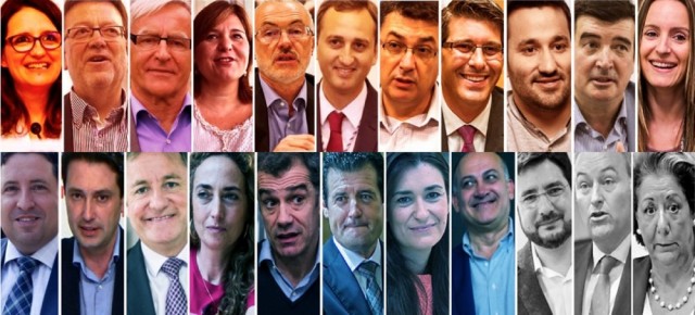 El termómetro de 2015: así les fue el año a 22 políticos valencianos