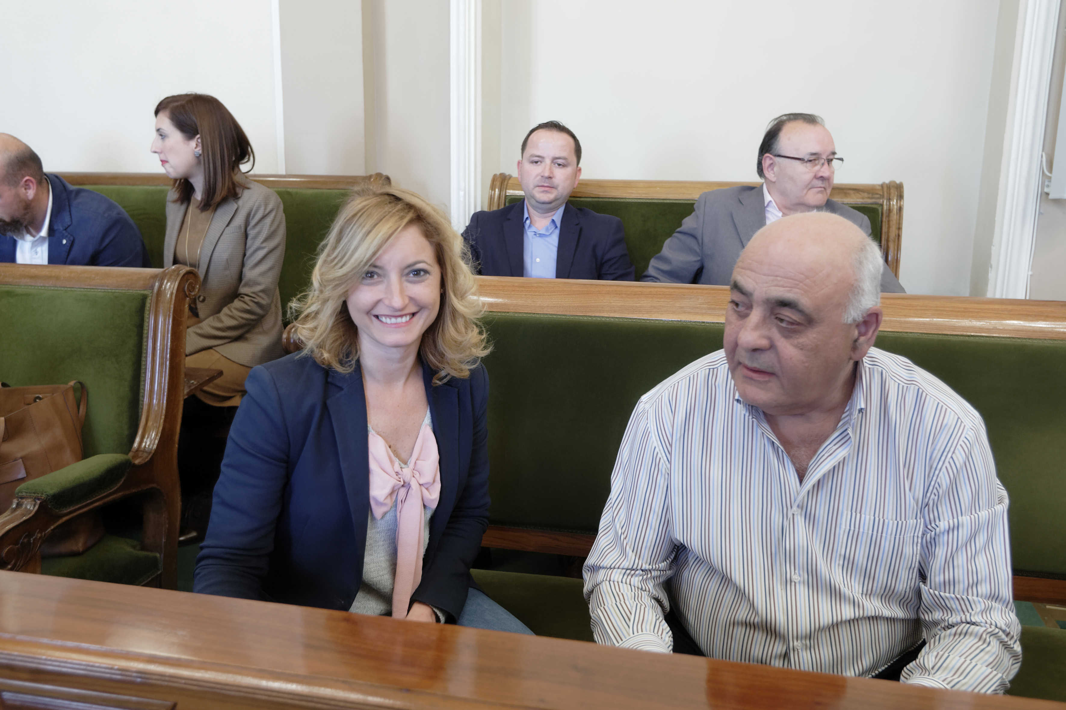 Concejales del grupo de Ciudadanos en el Ayuntamiento de Castellón. - 