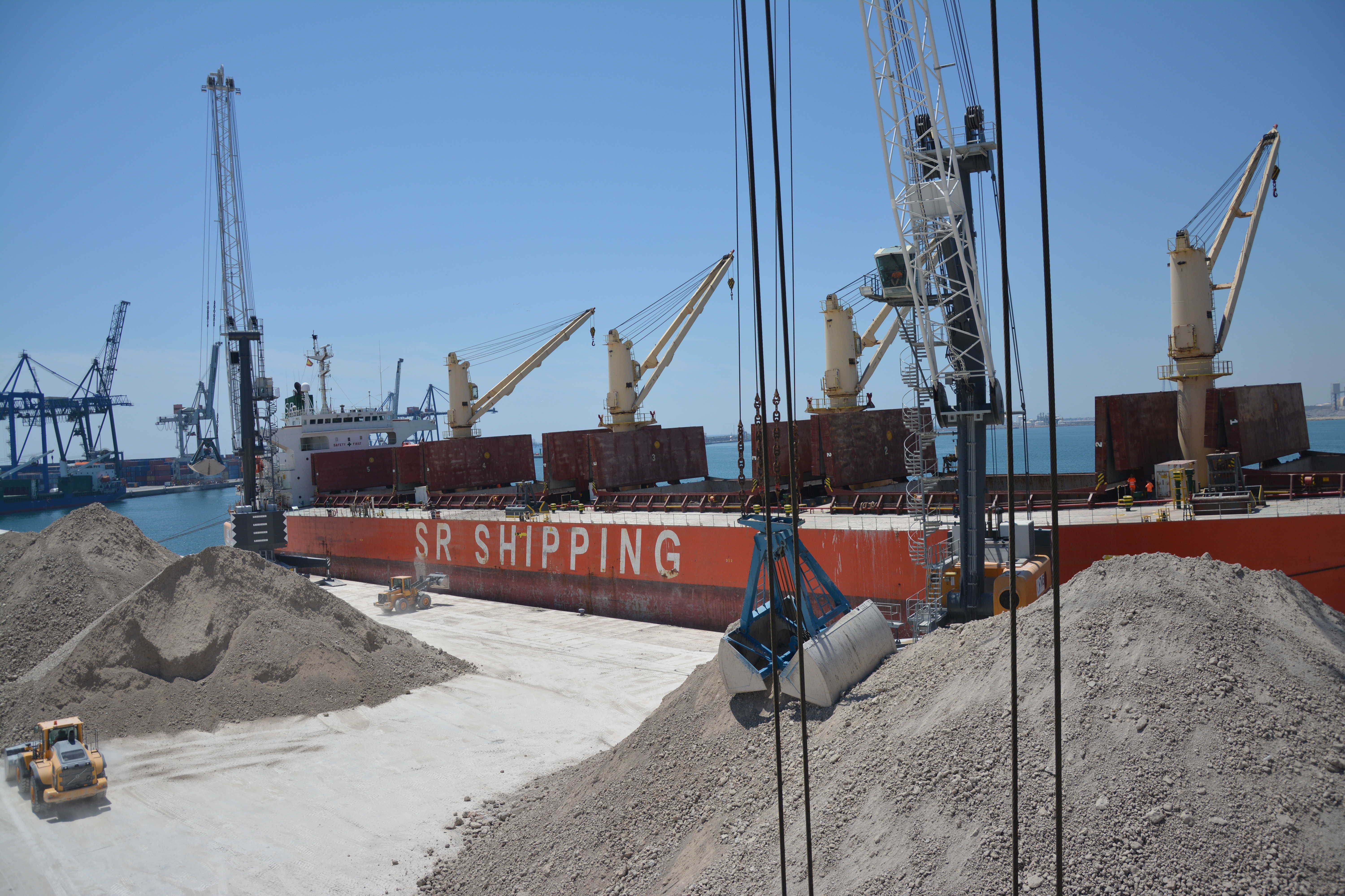 Tráfico de graneles sólidos en el puerto de Castellón. - 