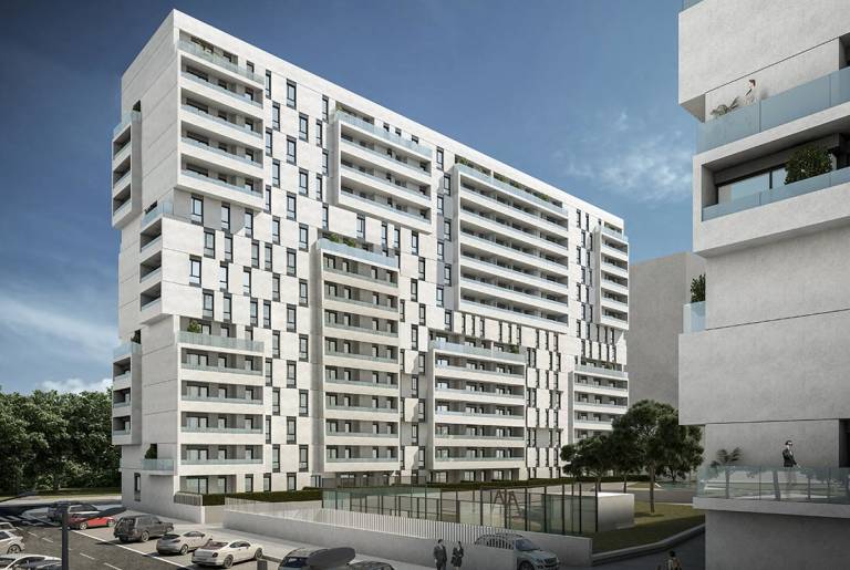  Figuración de un futuro bloque de Turianova, el proyecto de AQ Acentor (Aquila Capital) junto al Hospital La Fe  - 