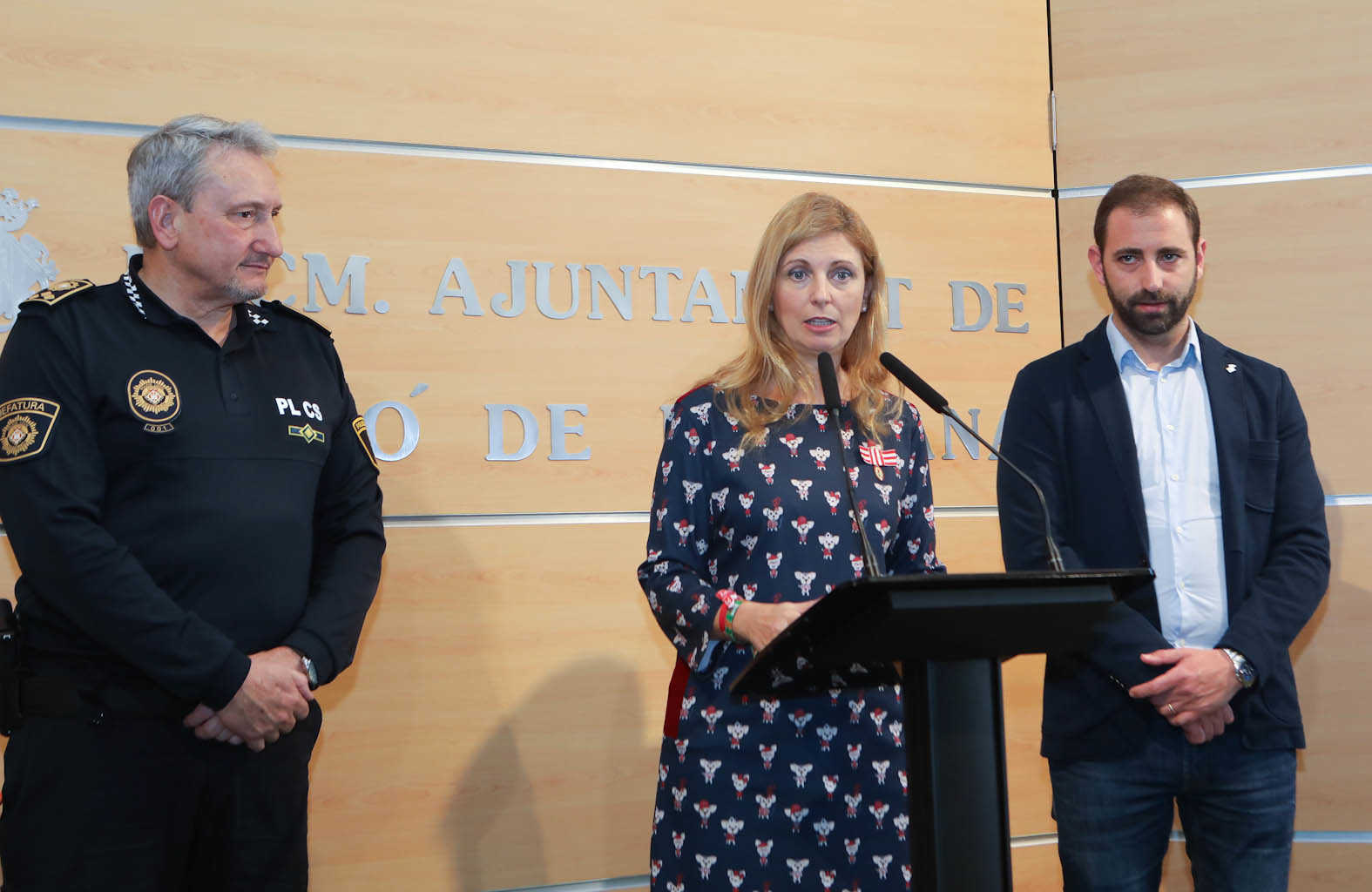 Más de medio millar de agentes componen el dispositivo de seguridad de la Magdalena