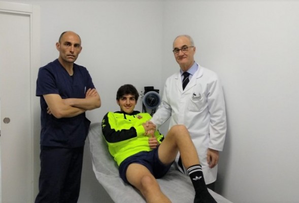 Gonzalo Villar recibe al alta médica