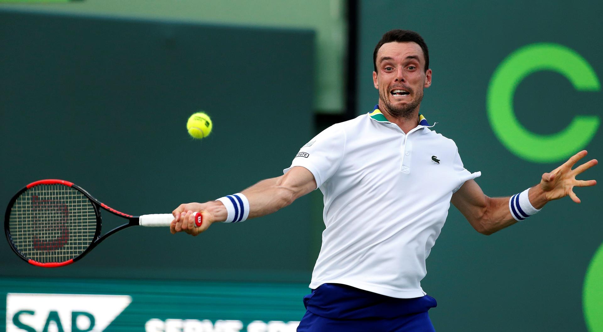 Sorteo benévolo para Bautista y oportunidad para Sorribes en el torneo de Miami