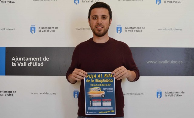 La Vall d'Uixò habilita un autobús especial para el primer sábado de Magdalena