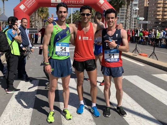 Miguel Ángel López y María Pérez, campeones de España de 20 km marcha en Oropesa del Mar