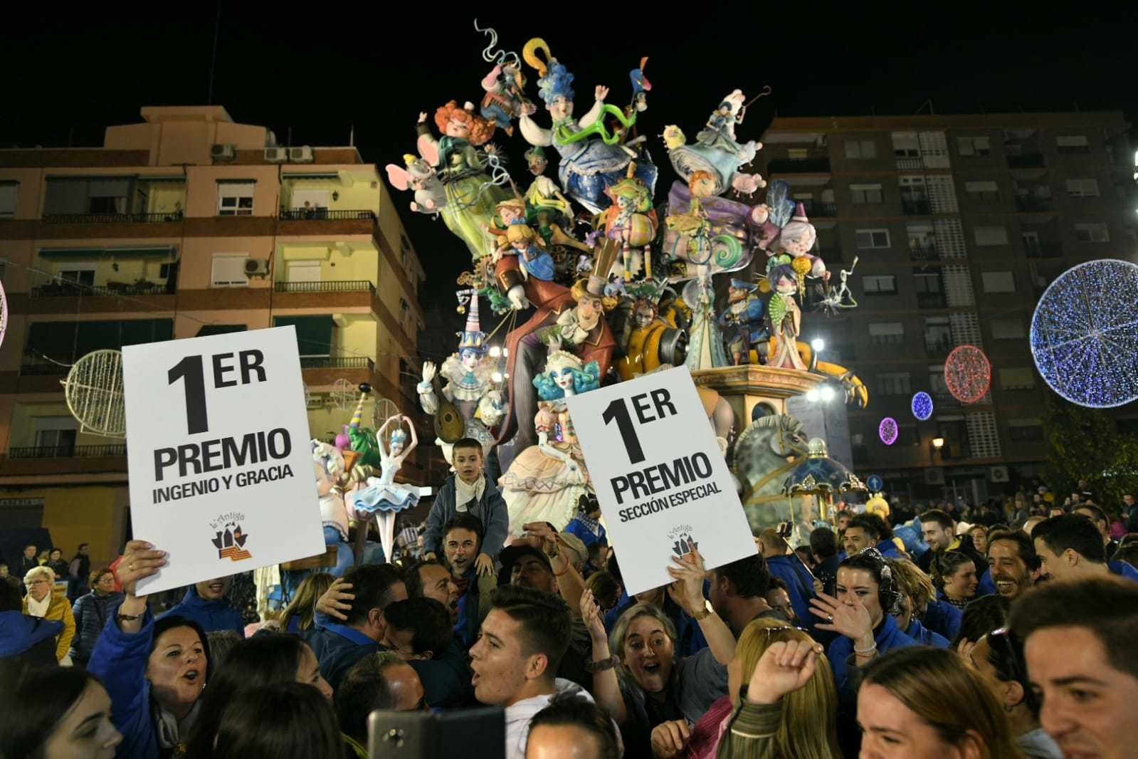 L'Antiga de Campanar, primer premio de sección Especial de las Fallas 2019