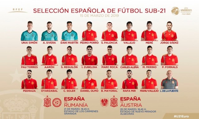 Los valencianistas Soler, Vallejo y Saénz copan la sub21
