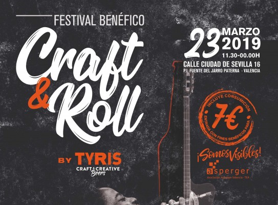 Craft&Roll by Tyris, el primer festival benéfico organizado en la fábrica de Cerveza Tyris