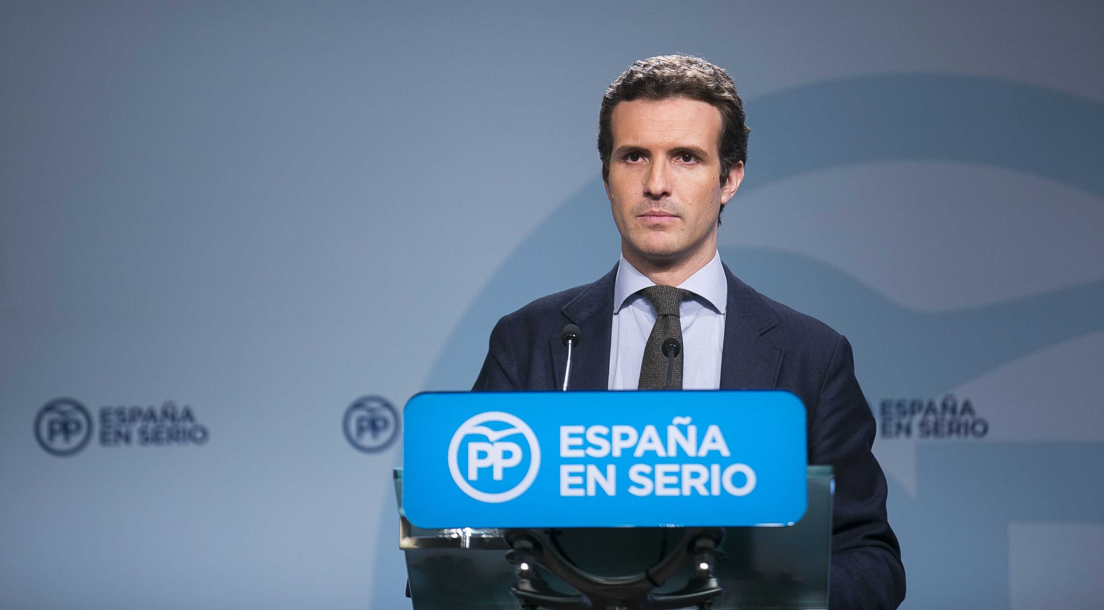  Casado pide a Vox que no concurra en provincias pequeñas para no dividir el voto de la derecha