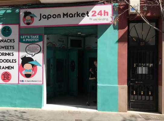 Japon Market 24h, las máquinas de 'vending' de comida japonesa llegan a València