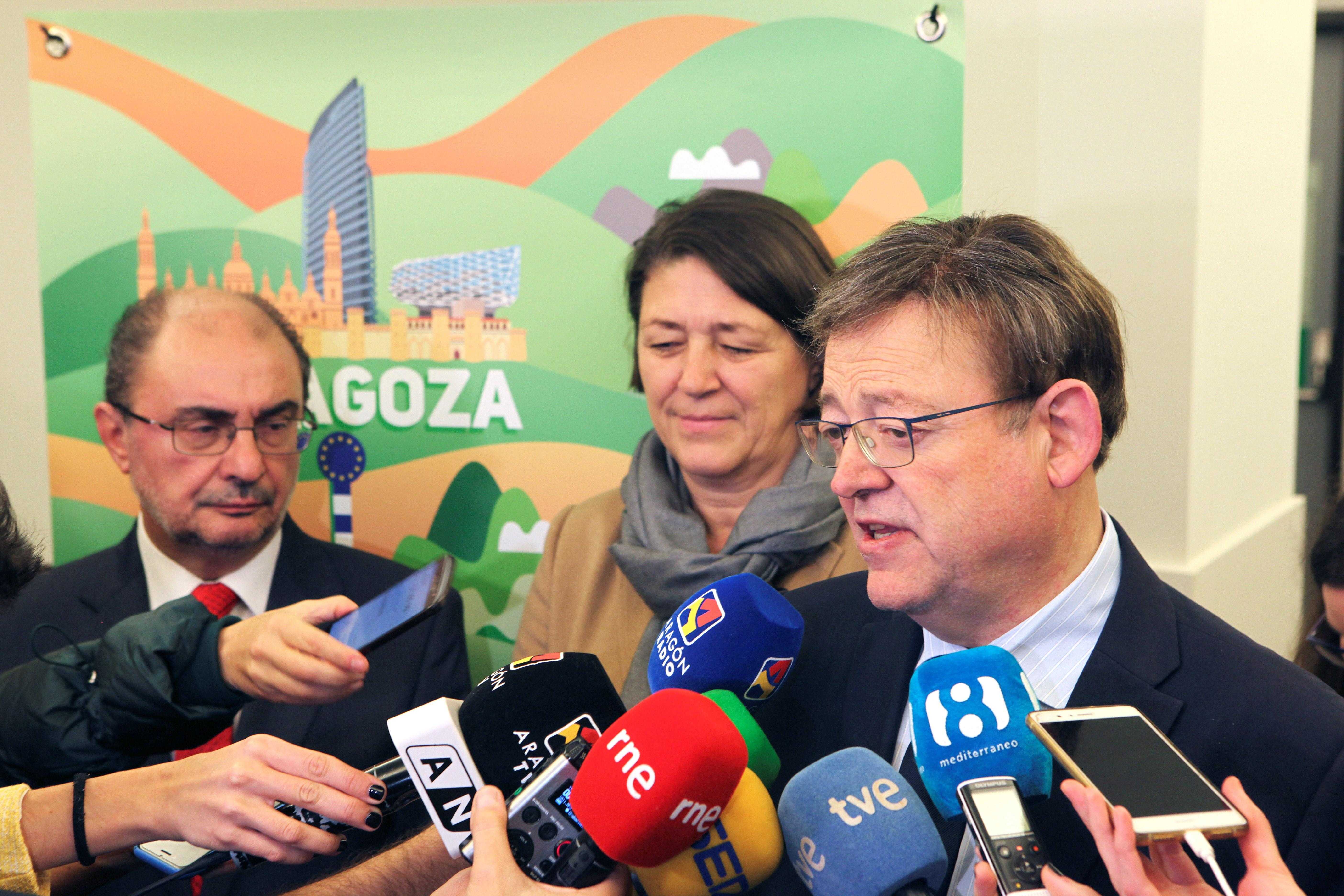 Puig celebra que la UE considere los ejes Sagunt-Zaragoza y Madrid-València como prioritarios