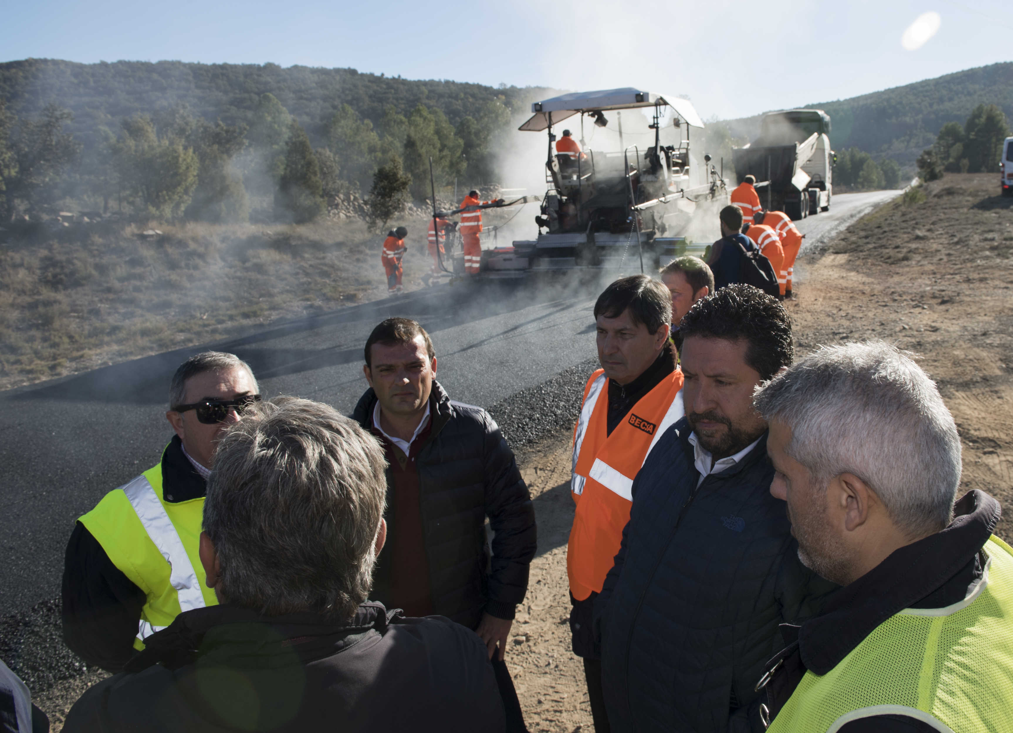 La Diputación refuerza el mantenimiento en los tramos más peligrosos de la red vial de la provincia