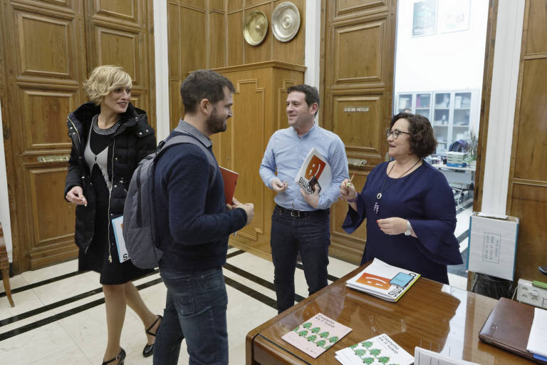 Brancal y Ruiz completan el podio de Compromís y acompañan a Garcia a por la alcaldía de Castellón 