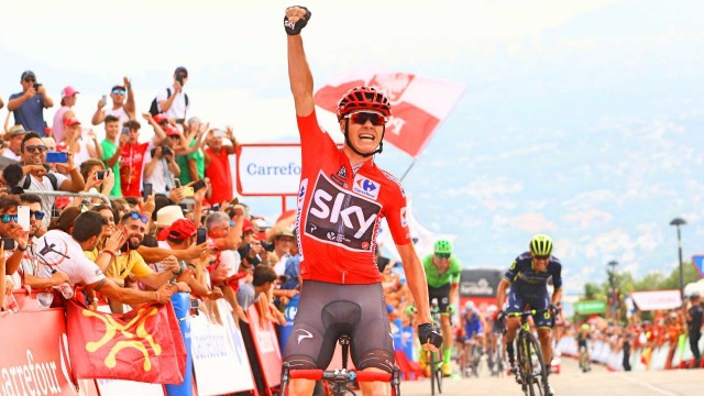 Un reloj y dos montañas decidirán la Vuelta que domina Froome