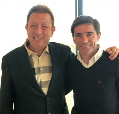 Reunión de trabajo en Valencia con el máximo accionista, Peter Lim