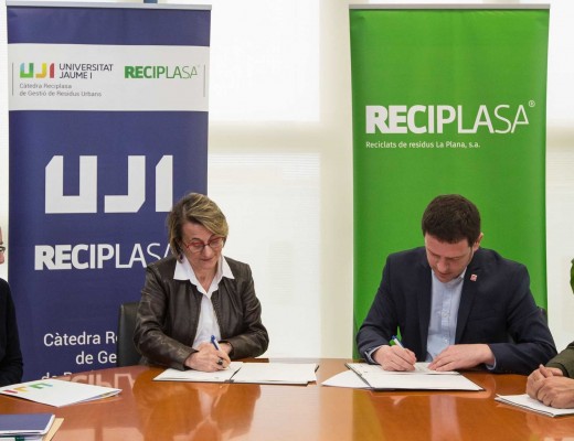 La UJI y Reciplasa renuevan el convenio de la Cátedra de Gestión de Residuos Urbanos
