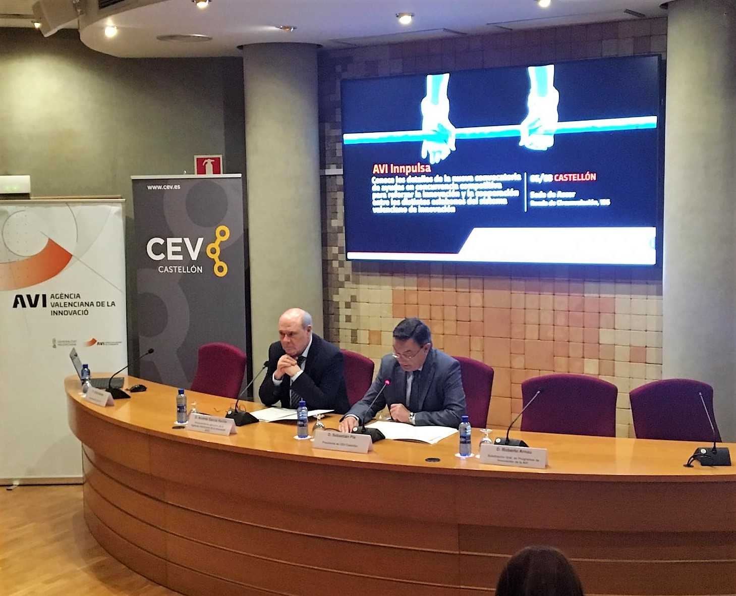 La AVI y CEV animan a las empresas de Castellón a optar a las ayudas a la innovación de la Agència
