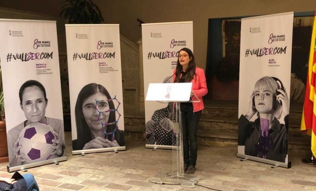 La ondense Patricia Campos, una de las embajadoras de la campaña de Oltra para el 8M