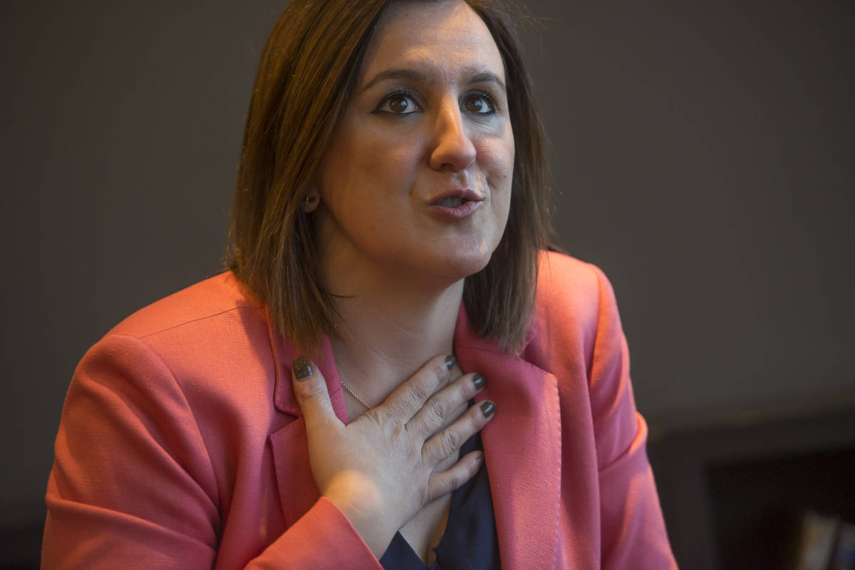 La candidata del PP a la Alcaldía de València, María José Català. Foto: KIKE TABERNER
 - 