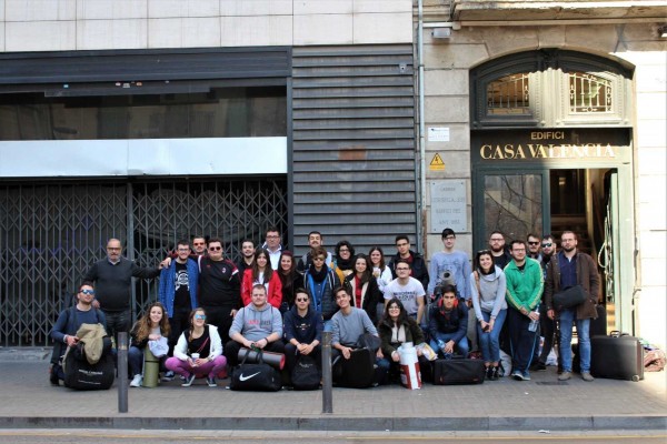 La Banda UJI viatja fins a Barcelona per a participar en un intercanvi de concerts