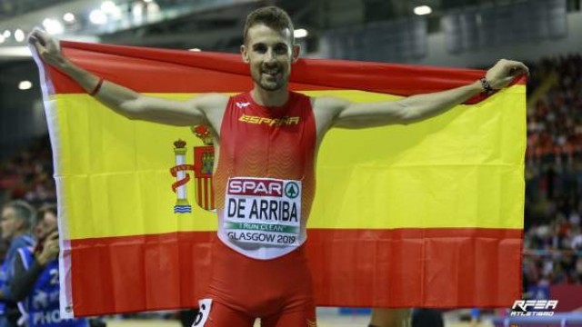 Álvaro de Arriba, campeón de Europa en 800 metros