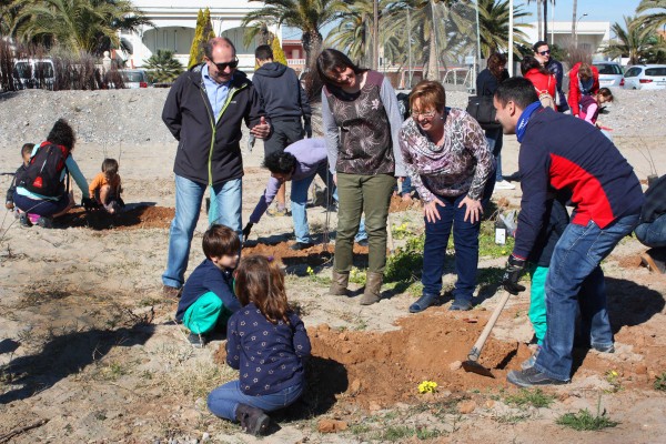 Personal de UBE Corporation Europe repuebla la playa de Almassora con vegetación dunar 