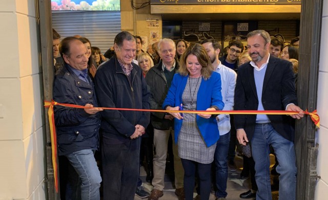 Carrasco abre la oficina electoral de proximidad del PP de la mano del exalcalde José Luis Gimeno