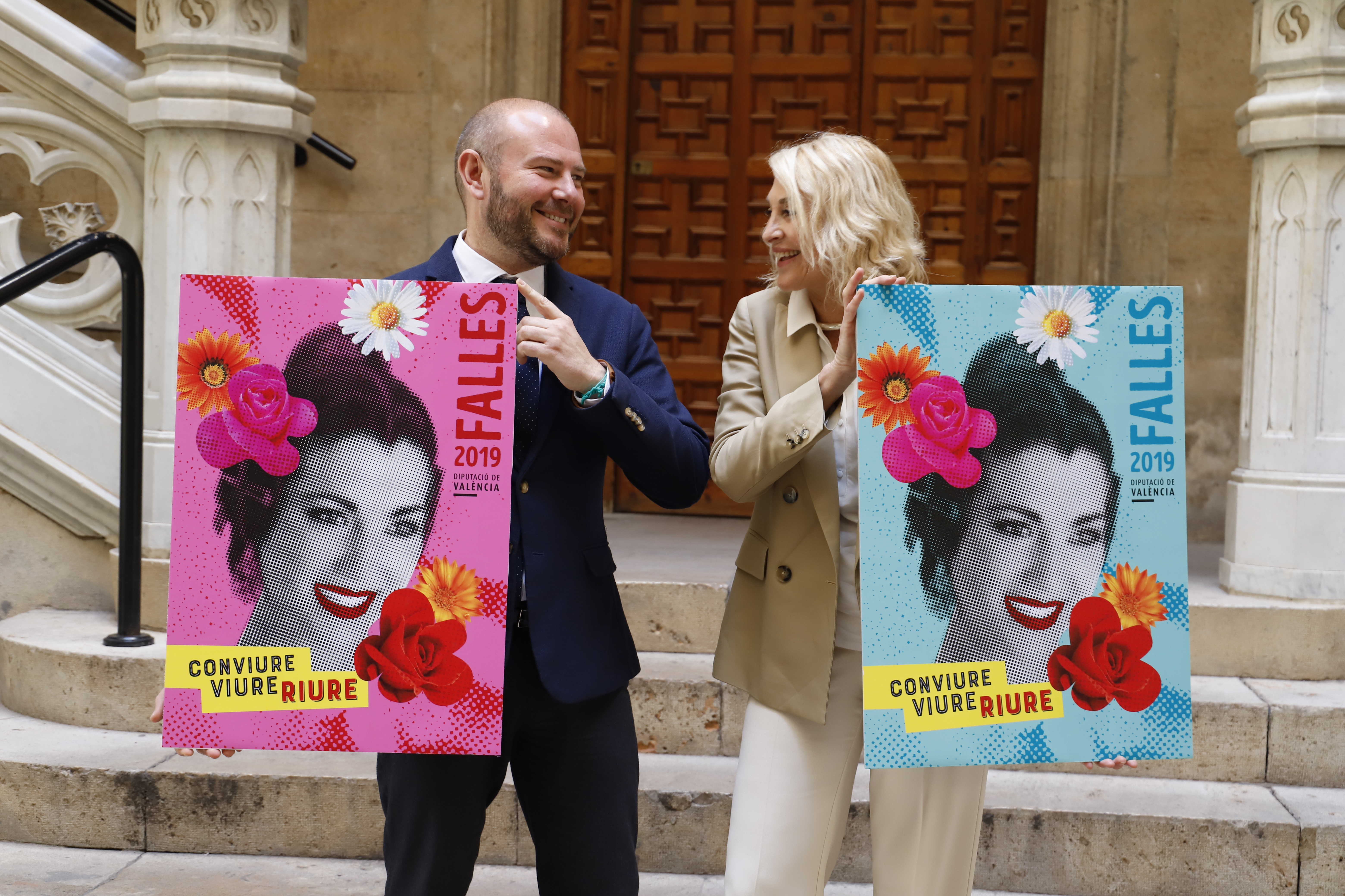 Sandra Figuerola diseña el cartel de Fallas de la Diputación