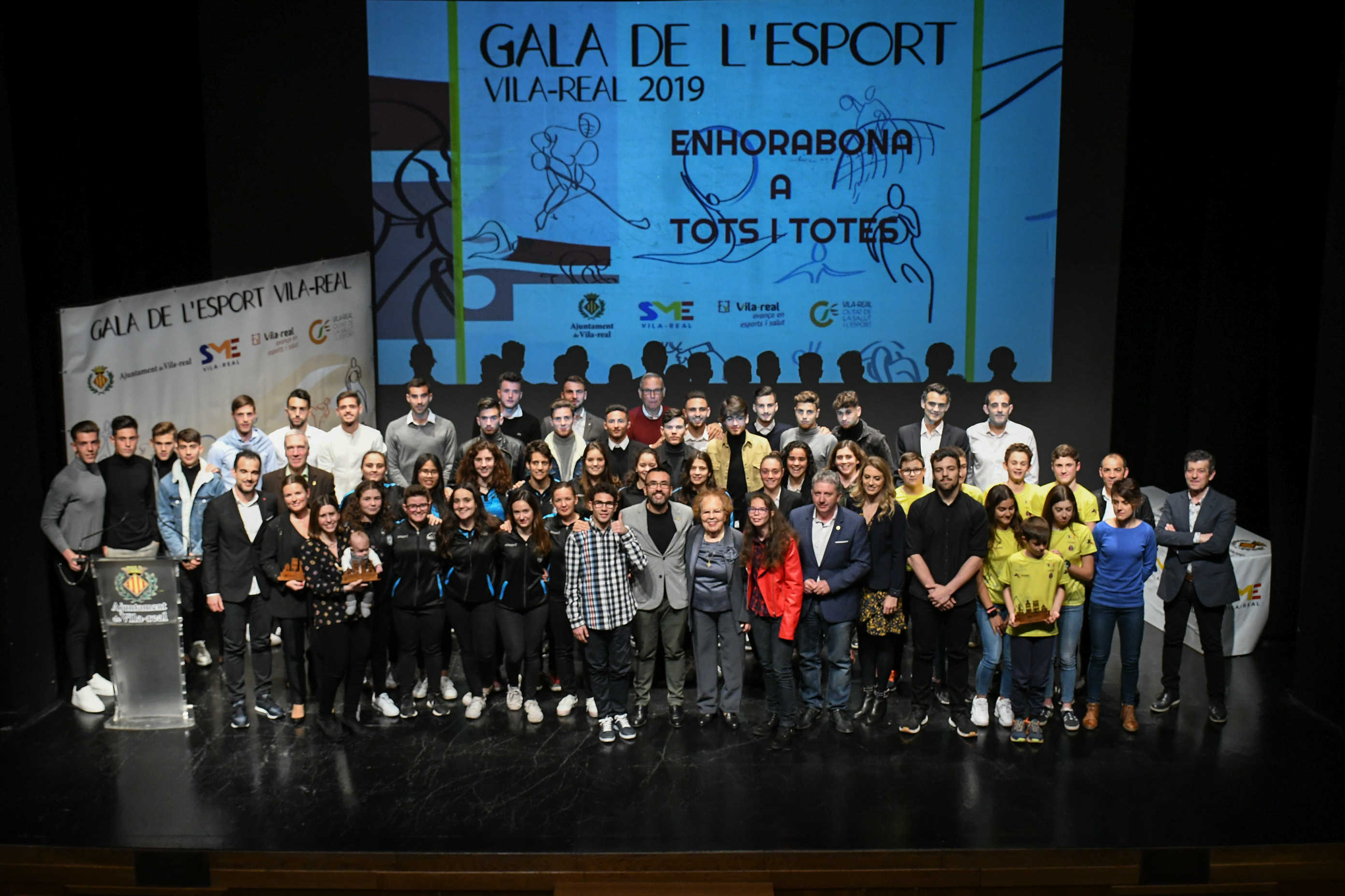 Vila-real premia a sus deportistas, clubes y empresas más sobresalientes a lo largo del 2018