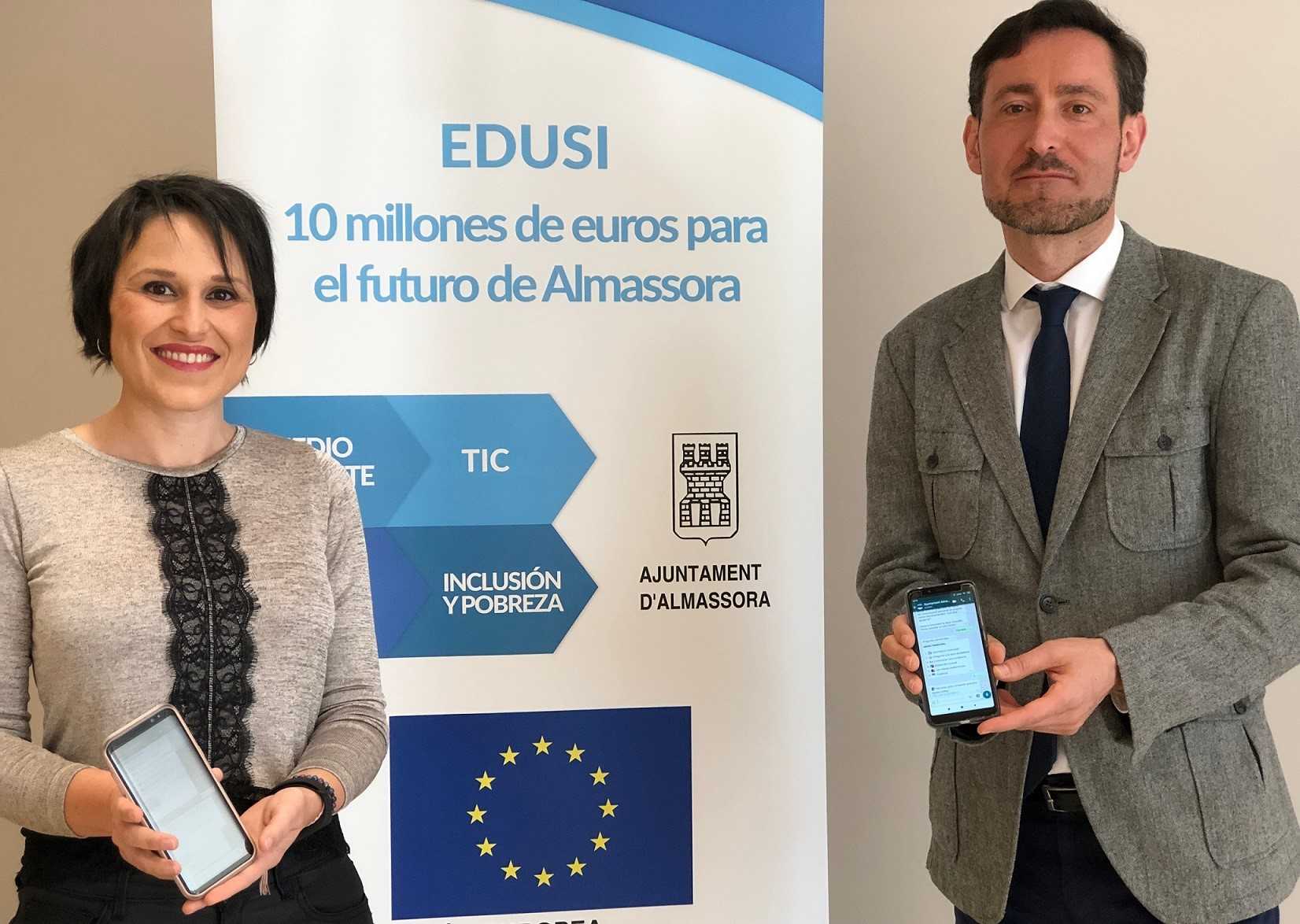 Almassora abre su primer canal de WhatsApp con las vecinas y vecinos del municipio