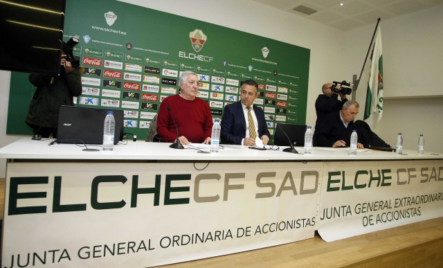 Los accionistas del Elche aprueban el canje de deuda por acciones y Sepulcre ya es el máximo accionista

