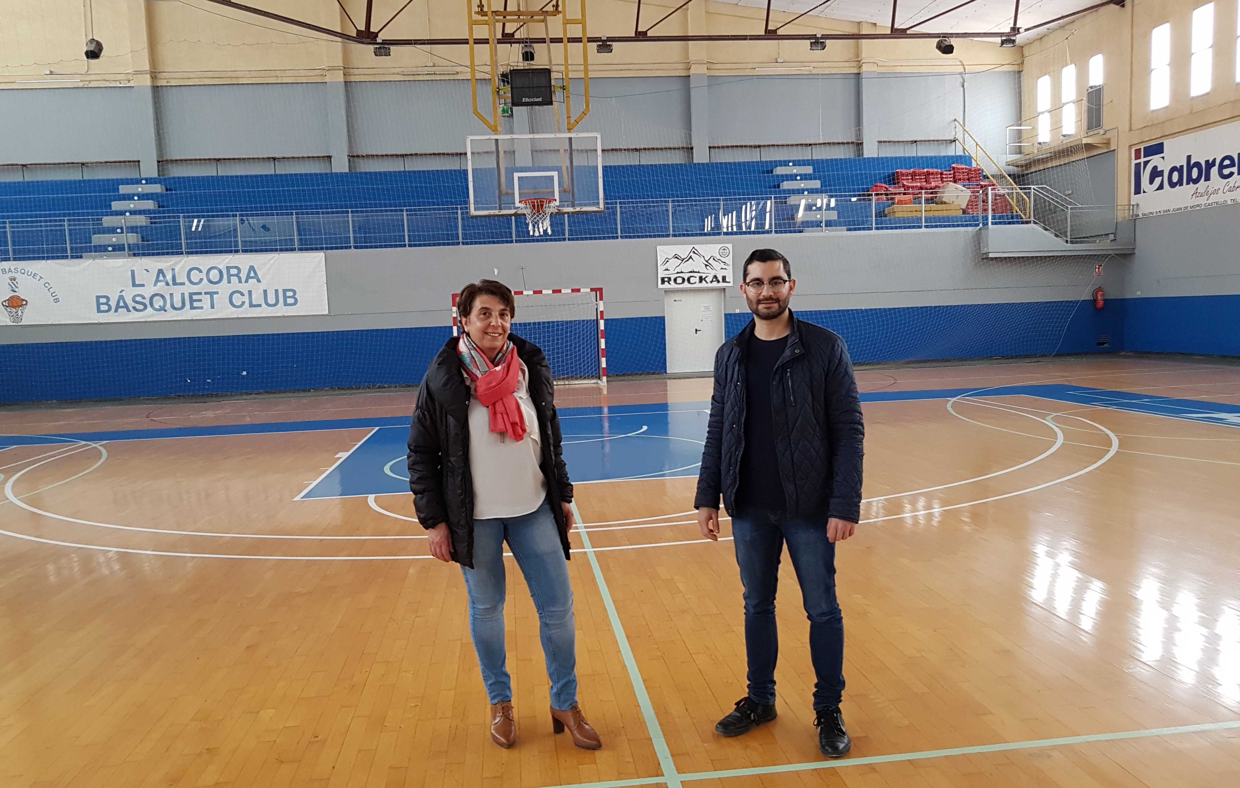 El Ayuntamiento de l’Alcora suma nuevas 
mejoras en el pabellón polideportivo 
