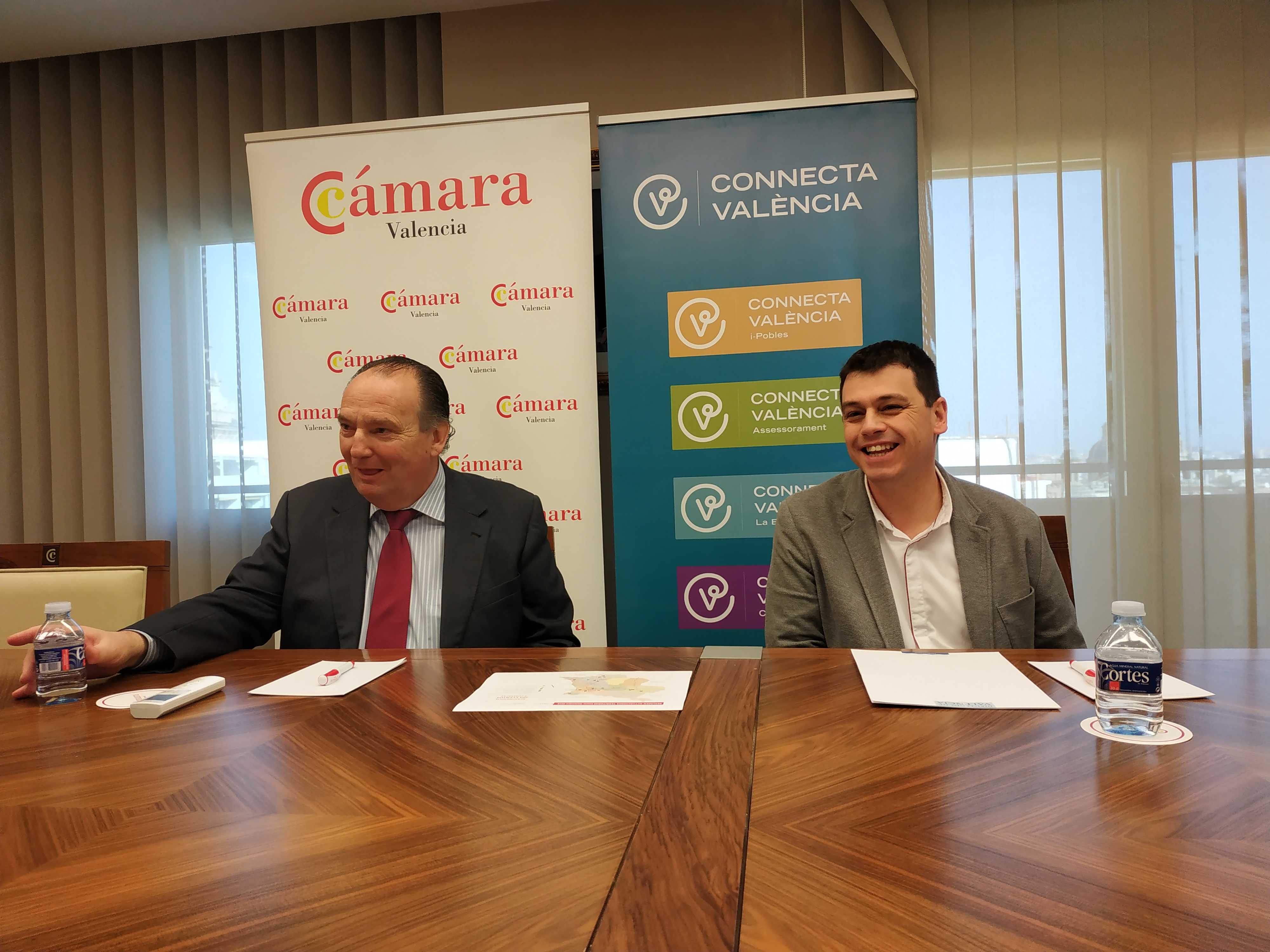 La Diputación y la Cámara de Valencia ayudarán a las Pymes en su transformación digital